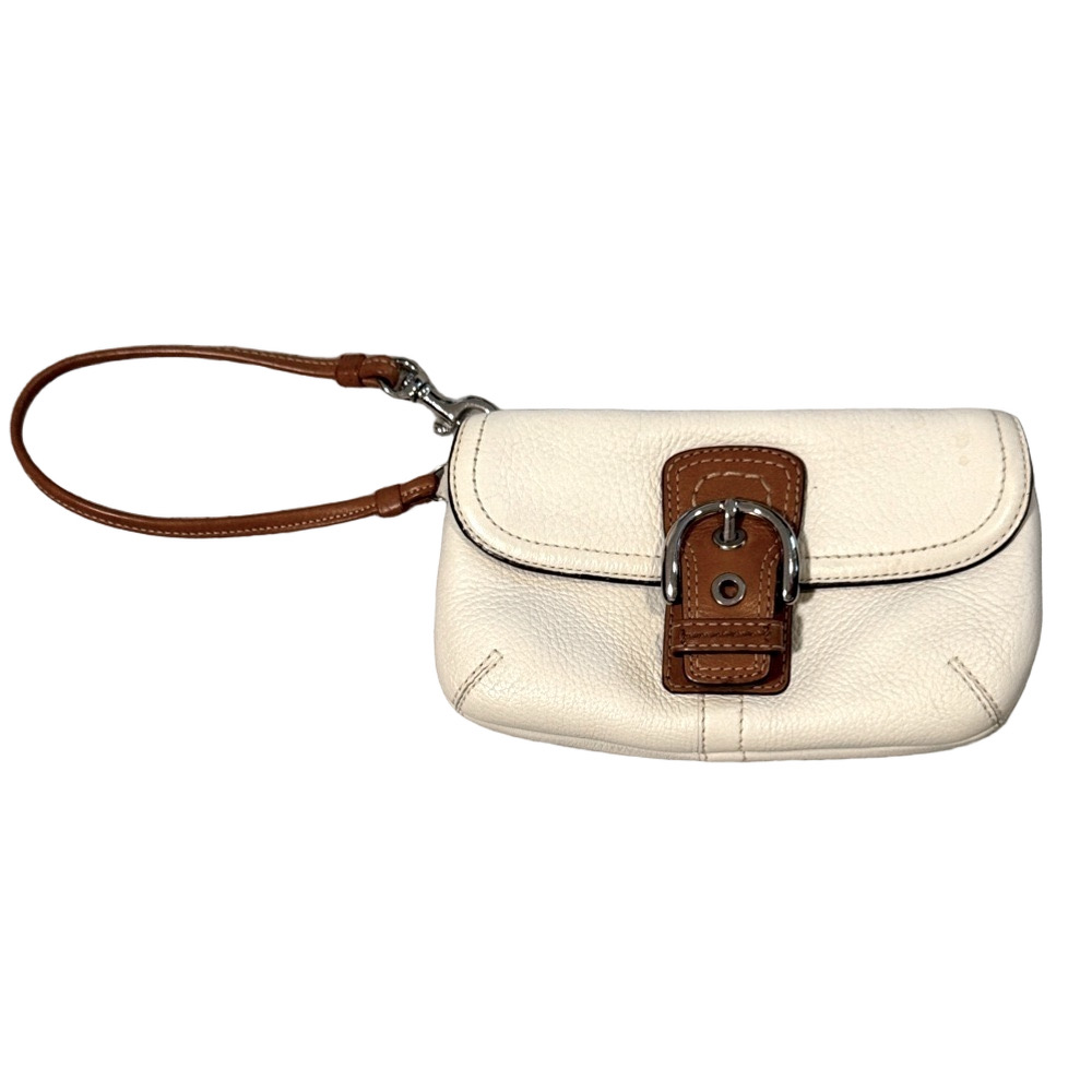 Coach Y2K Boho Leather Wristlet